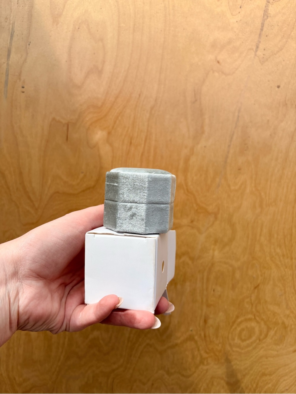 Sage Green Wedding Ring Box (NEW)